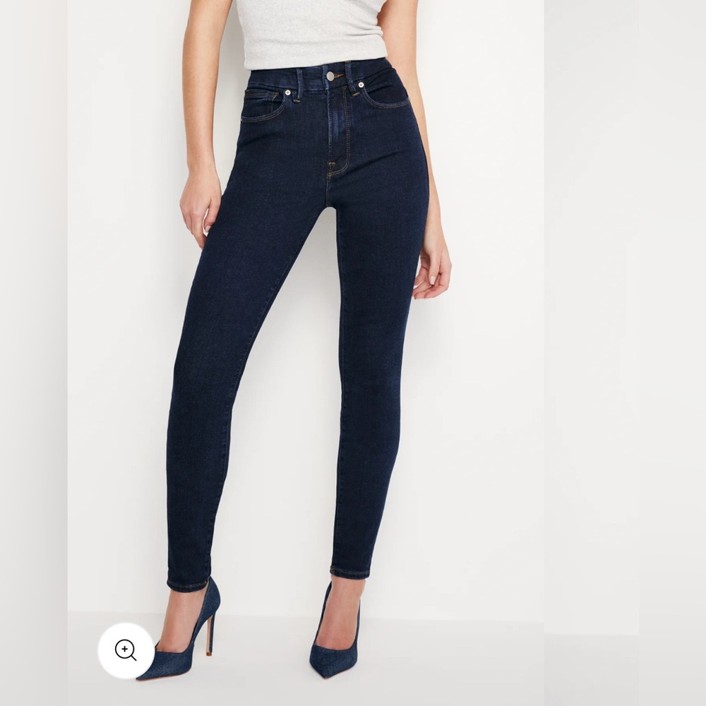 Good American Good Legs High Rise Skinny Jeans, size 6-12 Long, BNWT